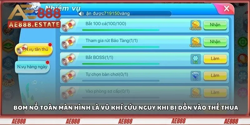 Bắn cá Ae888 - Game Săn Thưởng Hấp Dẫn Không Thể Bỏ Lỡ 3 Chọn phòng chơi đúng trình độ sẽ giúp tăng tỷ lệ chiến thắng
